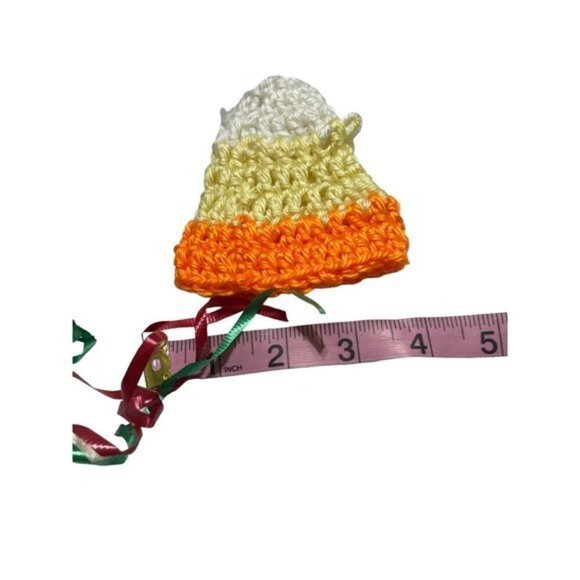 Hand Crochet Newborn Beanies Hand Crochet Lots of 3 - Picture 2 of 2